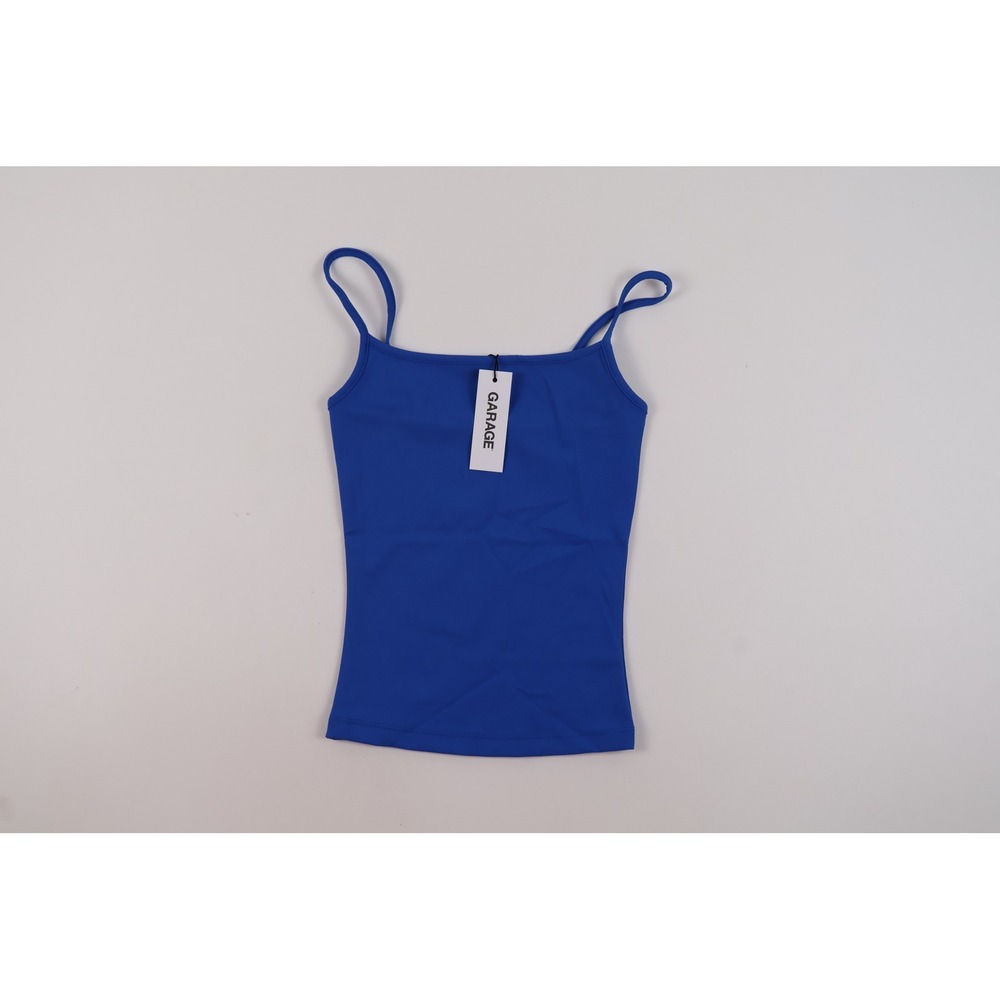 Garage Sleek Scoop Cami Electric Blue Solid XXS NWT